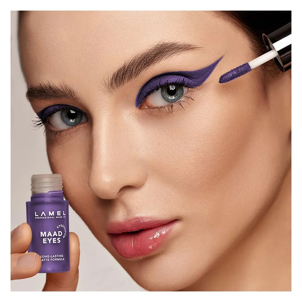 Close-up design of lamel maad eyes liquid eyeshadow, long lasting waterproof matte eye tint, 405 sign