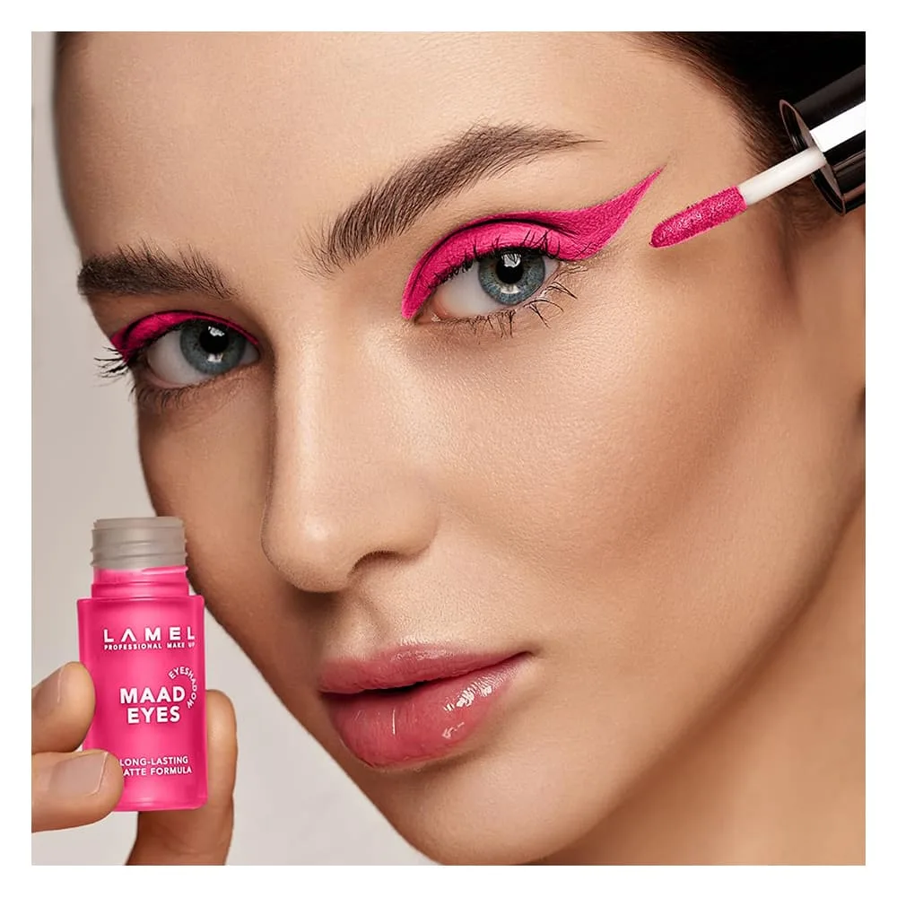 Close-up design of lamel maad eyes liquid eyeshadow, long lasting waterproof matte eye tint, 406 oasis