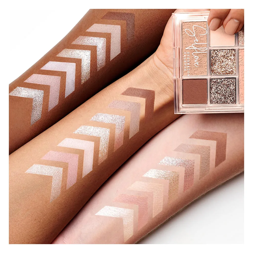 LAMEL Selflove Eyeshadow Palette, 7 Shades, 8.5g, Confident 402 side angle product image