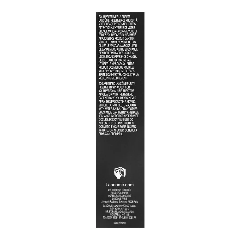 Comfortable casual lancome grandiose wide angle fan effect mascara, 10g, 01 noir mirfique