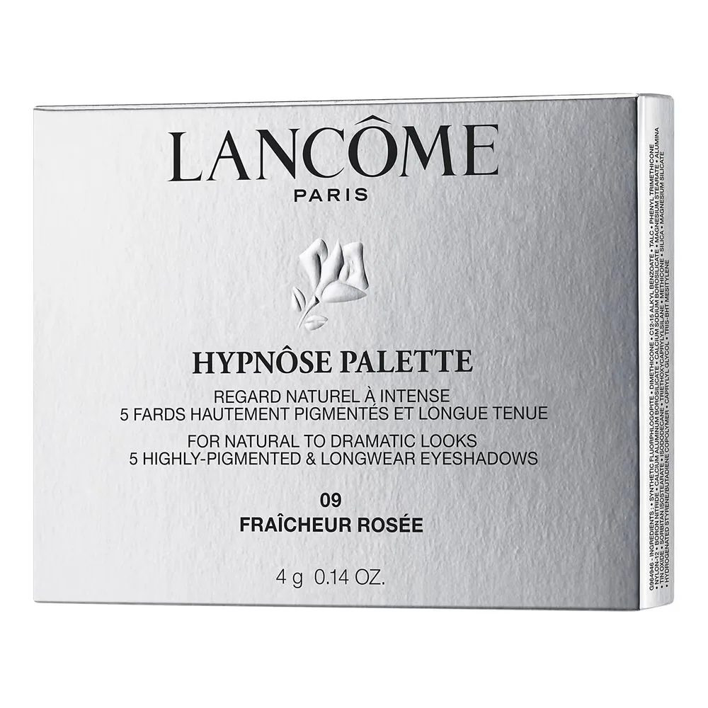 Lancome Hypnose 5-Color Highly Pigmented & Longwear Eyeshadow Palette, 09 Fraicheur Rosee shades and color detail