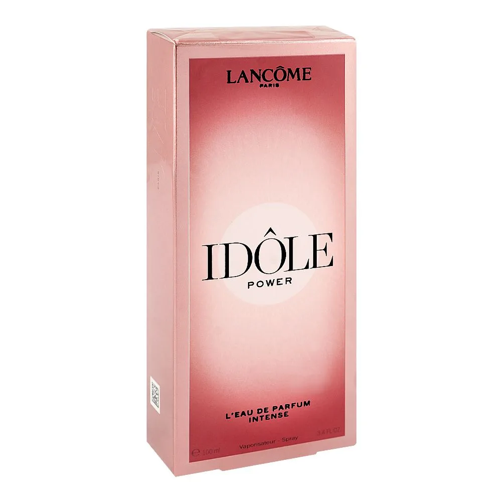 Side view of lancome idole power, l'eau de parfum intense, for women, 100ml