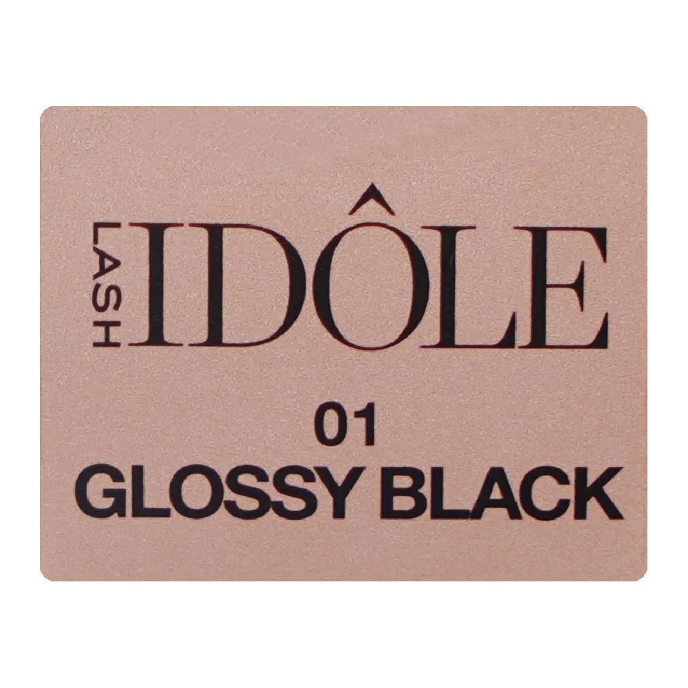 Front angle of lancome lash idole lash lifting & volumizing mascara, 8ml, 01 glossy black