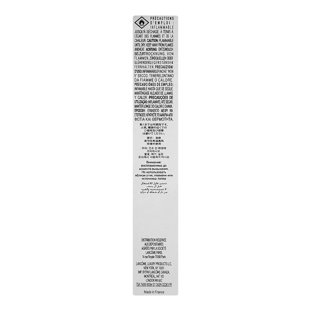 Close-up design of lancome paris artliner eyeliner, 1.4ml, 01 black satin