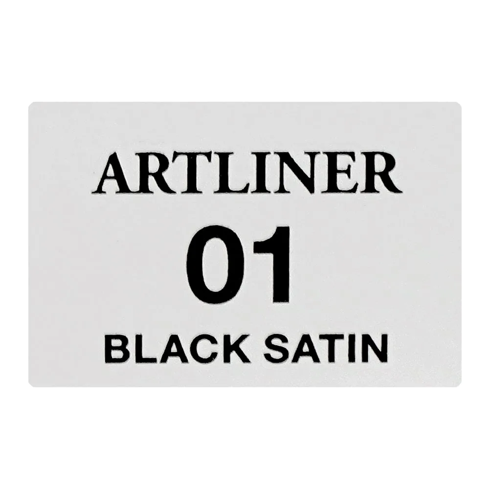 Front angle of lancome paris artliner eyeliner, 1.4ml, 01 black satin