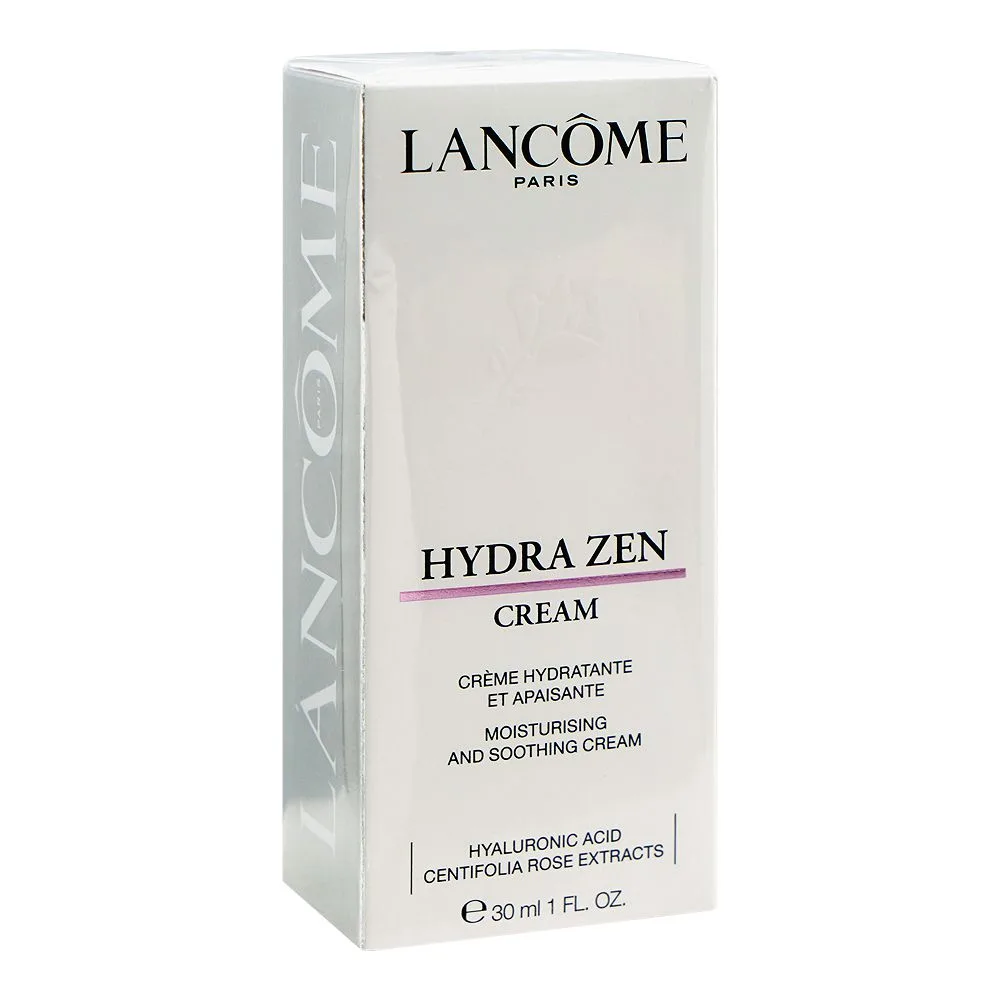 Lancome Paris Hydra Zen Moisturising And Smoothing Cream, Hyaluronic Acid, Salicylic Acid, For All Types Of Skin, 30ml