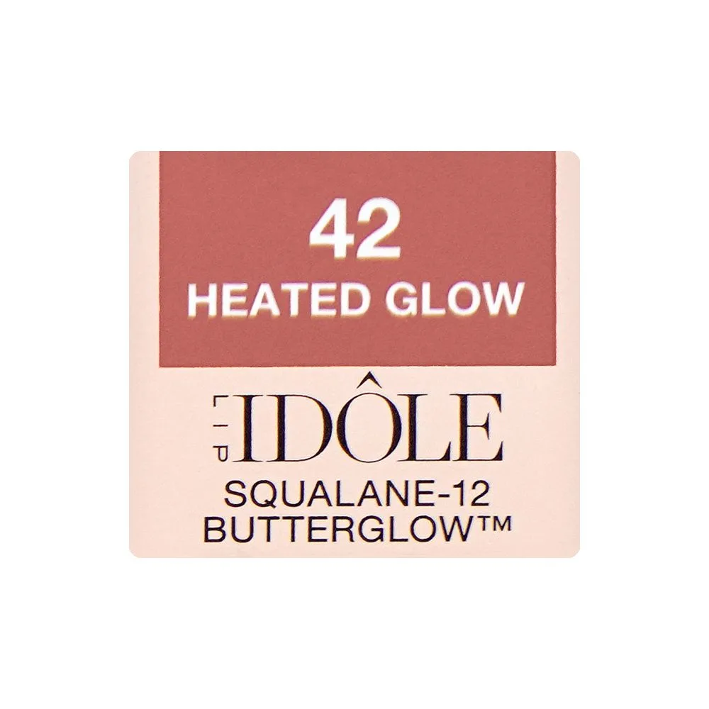 Front angle of lancome paris idole squalane-12 butter glow hydrating lip balm, 3g, 42 heated glow