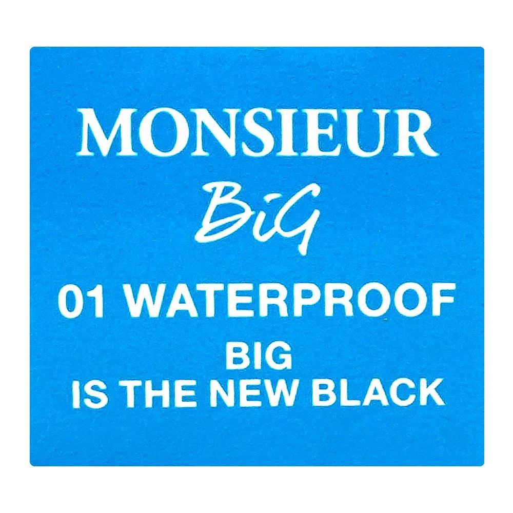 Lifestyle product image of lancome paris monsieur big grand volume waterproof mascara, 01 big it the new black, 10ml