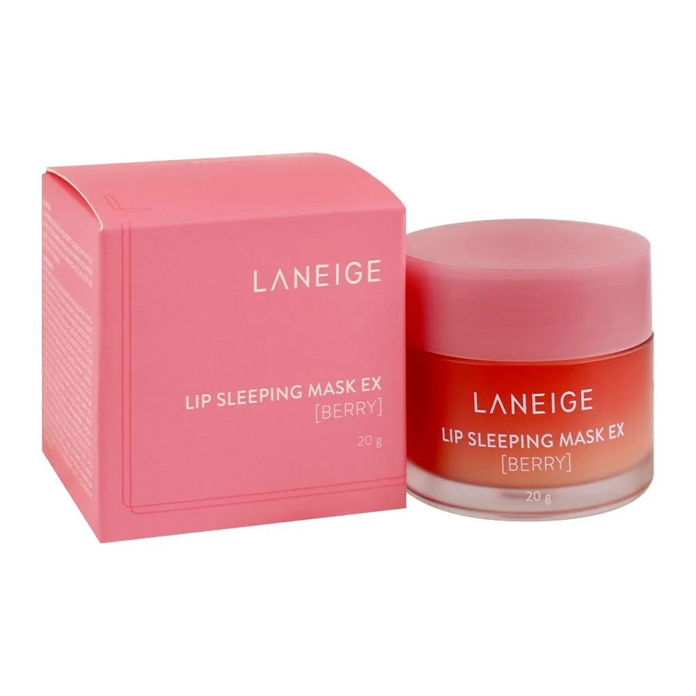 Laneige Berry Lip Sleeping Mask, Shea Butter, Vitamin C, 20g