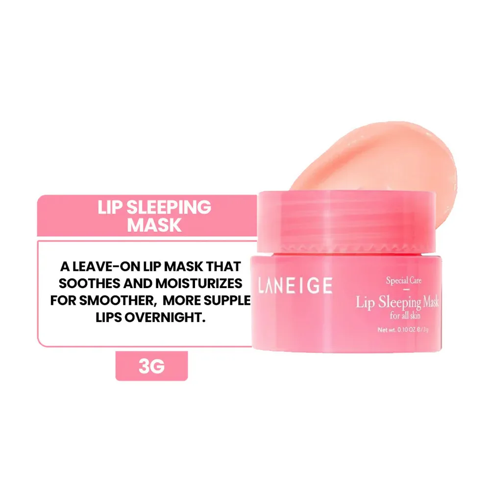 Premium everyday wear laneige berry lip sleeping mask, shea butter, vitamin c, 20g