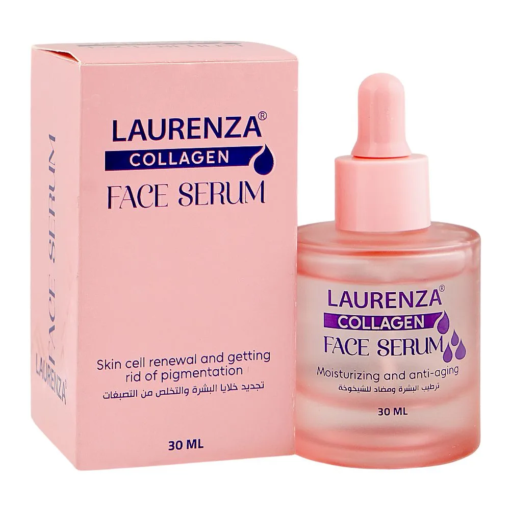 Laurenza Collagen Face Serum, Glycerin, Niacinamide, For Pigmented Skin, 30ml