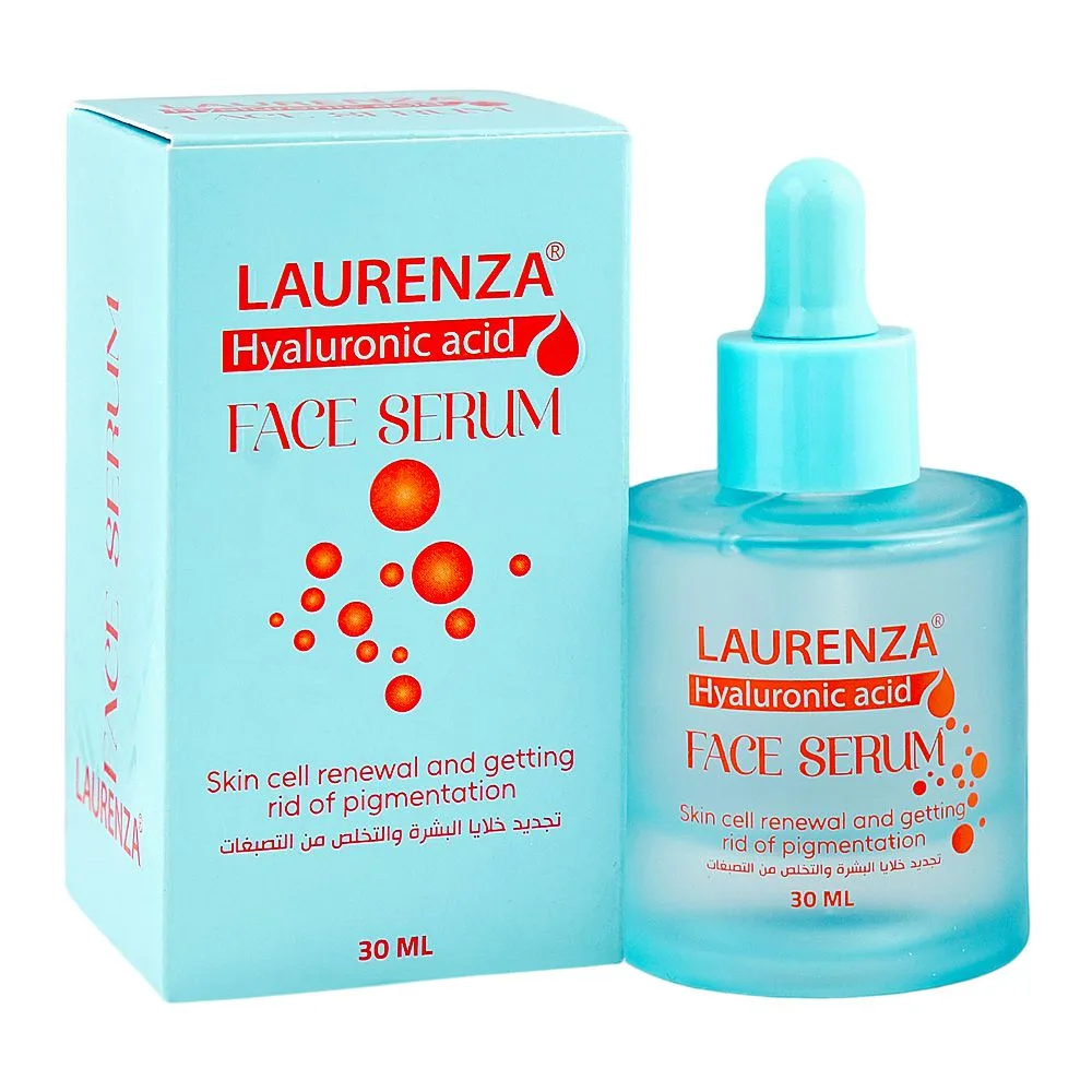 Laurenza Hyaluronic Acid Face Serum, Glycerin, Niacinamide, For Pigmented Skin, 30ml