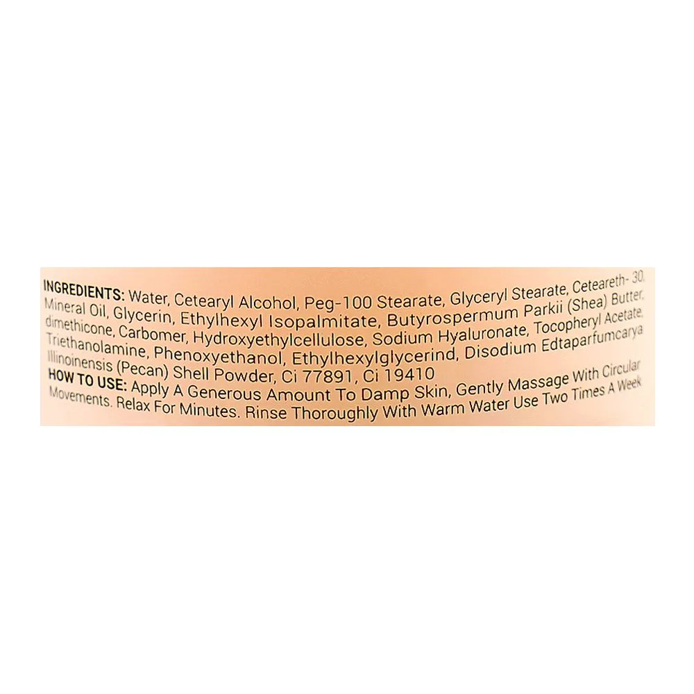 Comfortable casual laurenza vitamin e facial scrub, mineral oil, glycerin & shea butter, for smoother & brighter skin, 100ml