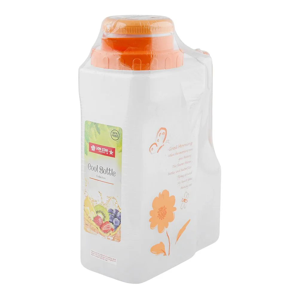 Lion Star Drink Saloon Cooler, BPA Free, Brown, 2.5 Liters, DS-2