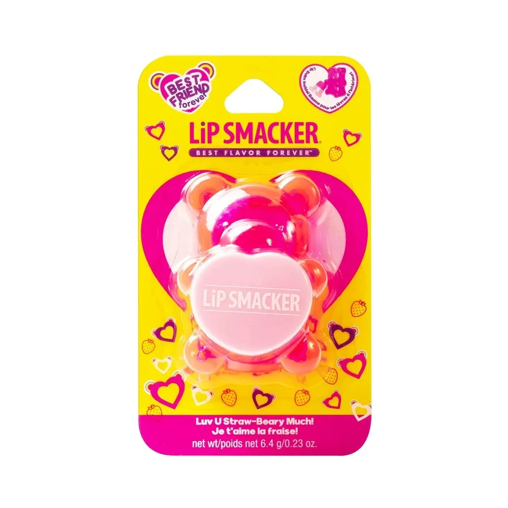 Lip Smacker Luv U Straw-Beary Much! Lip Balm, Strawberry, 6.4g