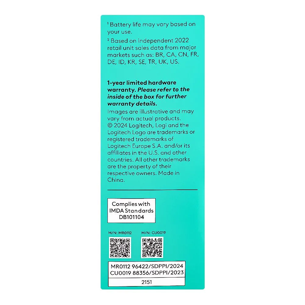 Premium everyday wear logitech curved design plus extended power wireless mouse, m-275 910-007327