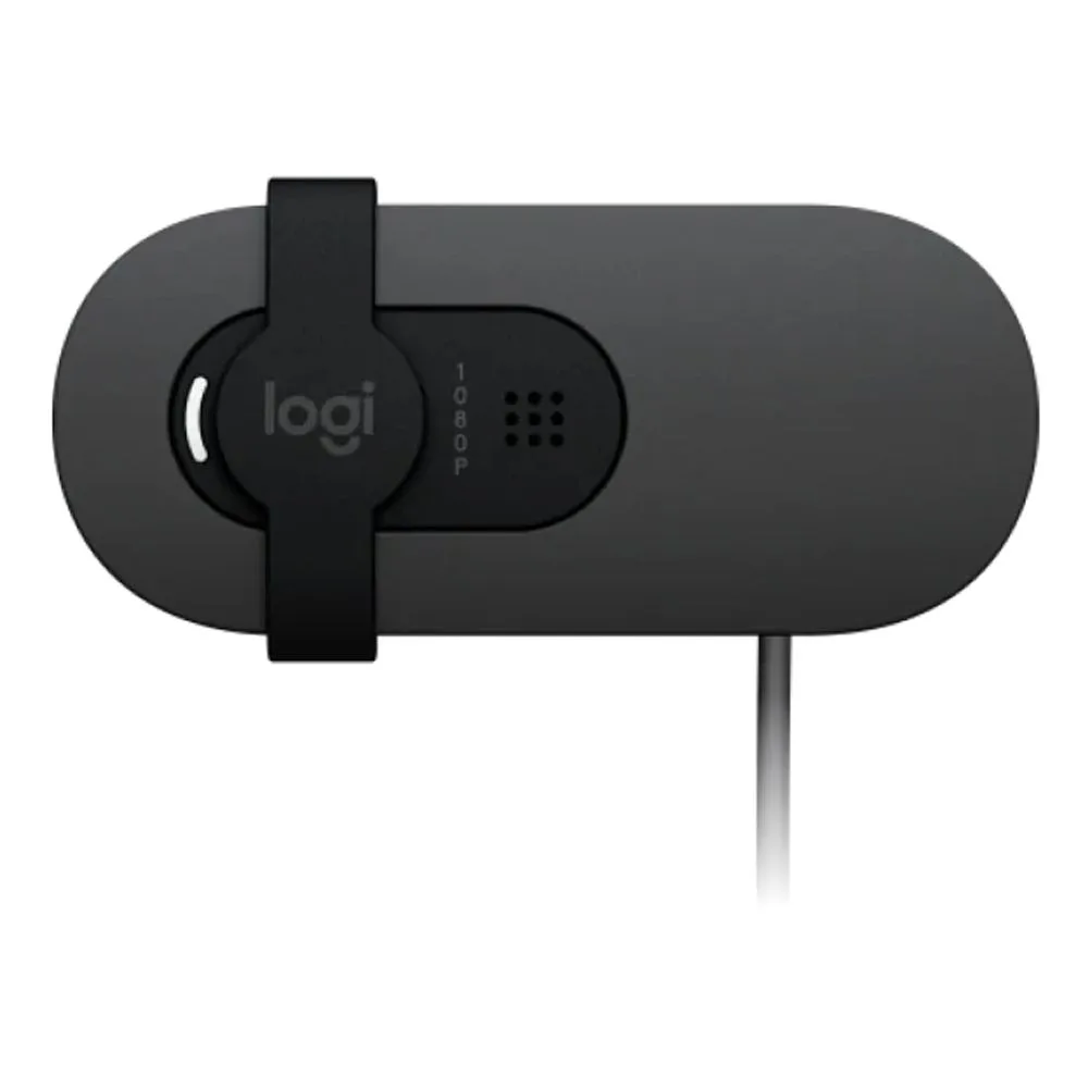 Comfortable casual logitech full hd 1080p webcam, 2mp, 30fps, grey, brio 100, 960-001587