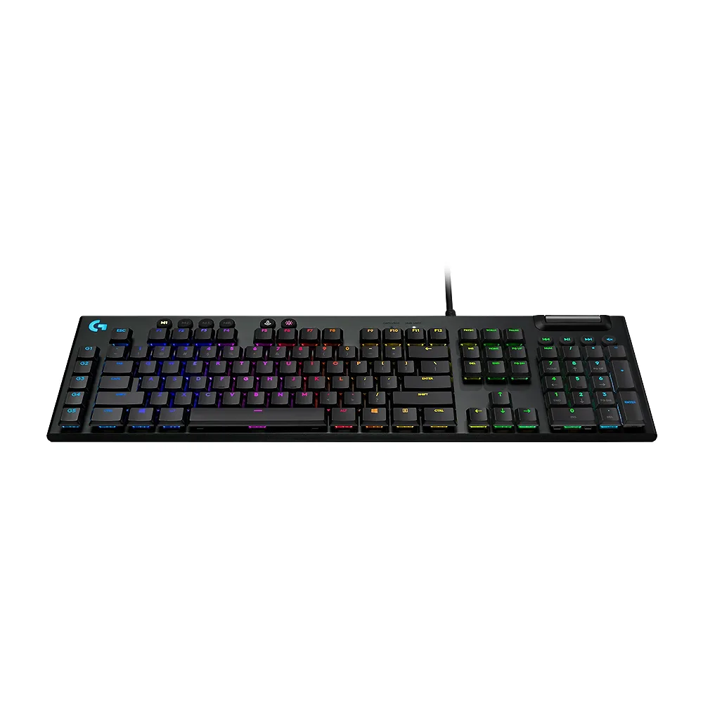 Comfortable casual logitech light sync rgb mechanical gaming keyboard, clicky, g813, 920-009098