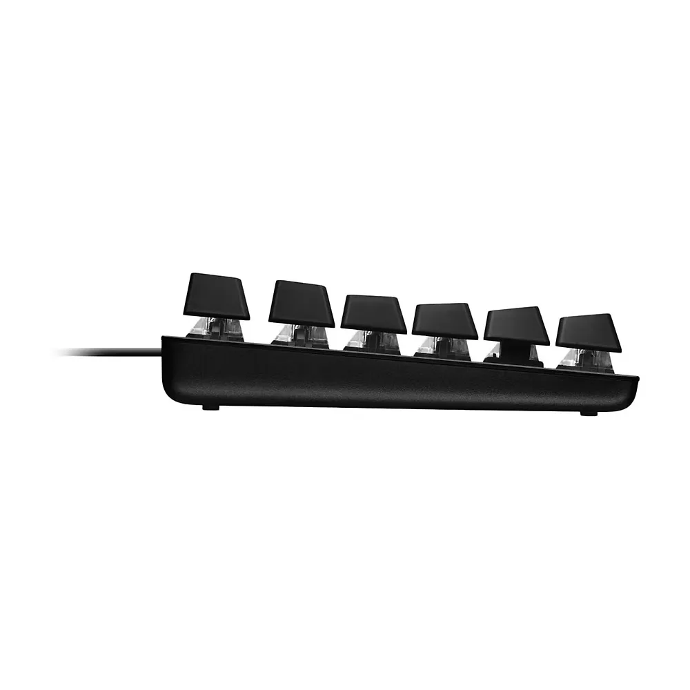 Close-up design of logitech mechanical gaming keyboard, black, g413 tkl se, 920-010448