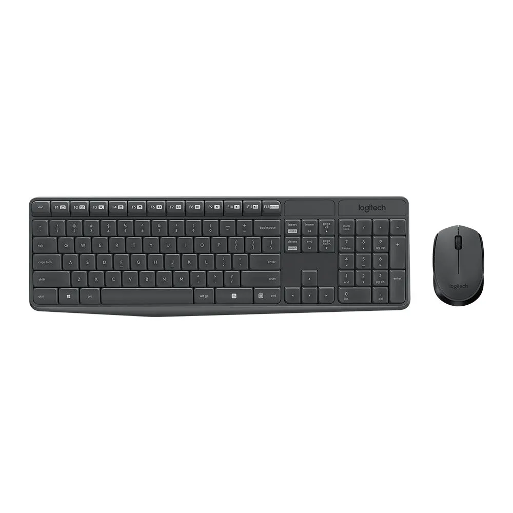 Logitech Wireless Keyboard And Mouse Combo, MK-235, 920-007937