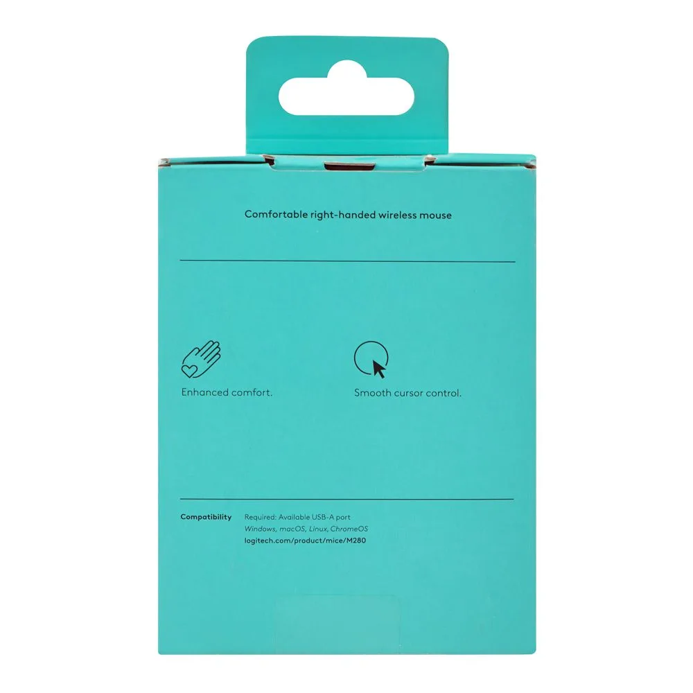 Comfortable casual logitech wireless mouse, 18 months battery life, m-280, 910-004295