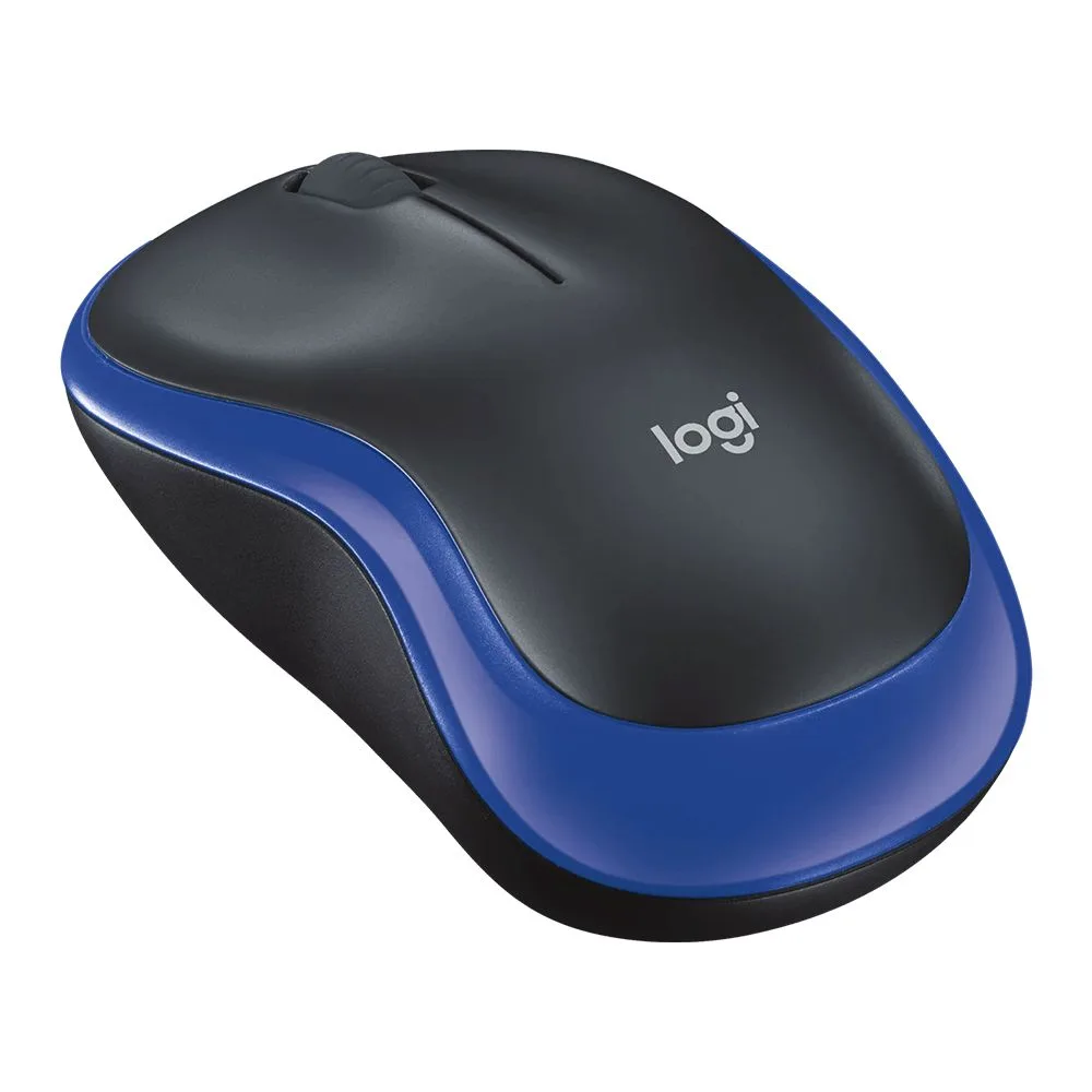 Logitech Wireless Mouse, Blue, M185, 910-002502
