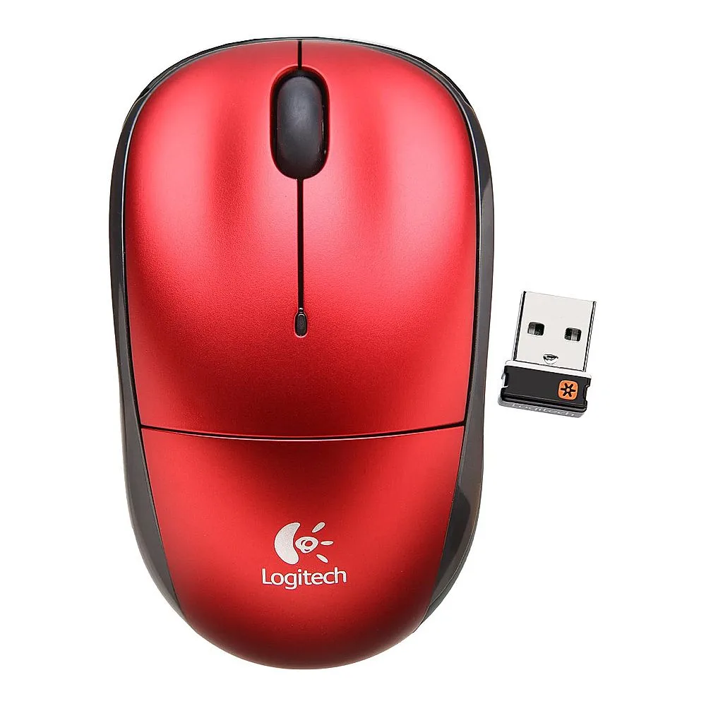 Logitech Wireless Mouse, Red, M187 910-005373