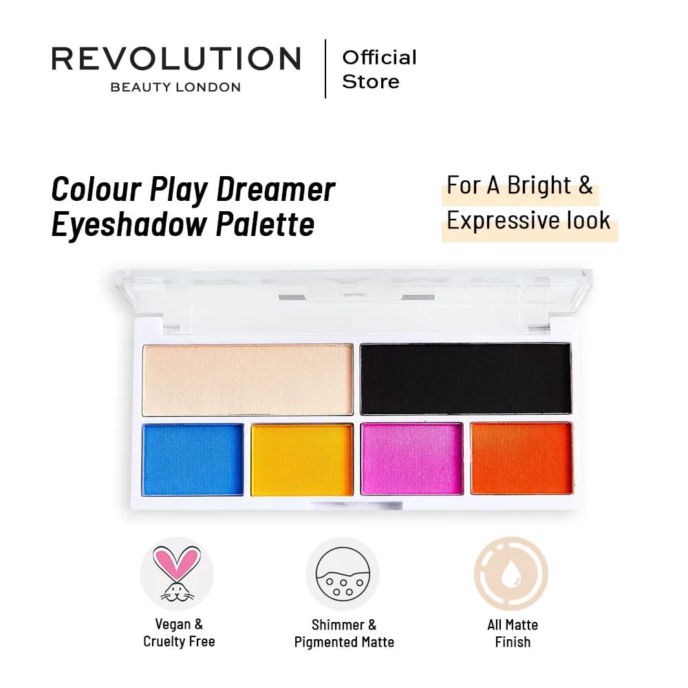 Makeup Revolution Dreamer Eye Shadow Palette, 6-Pack