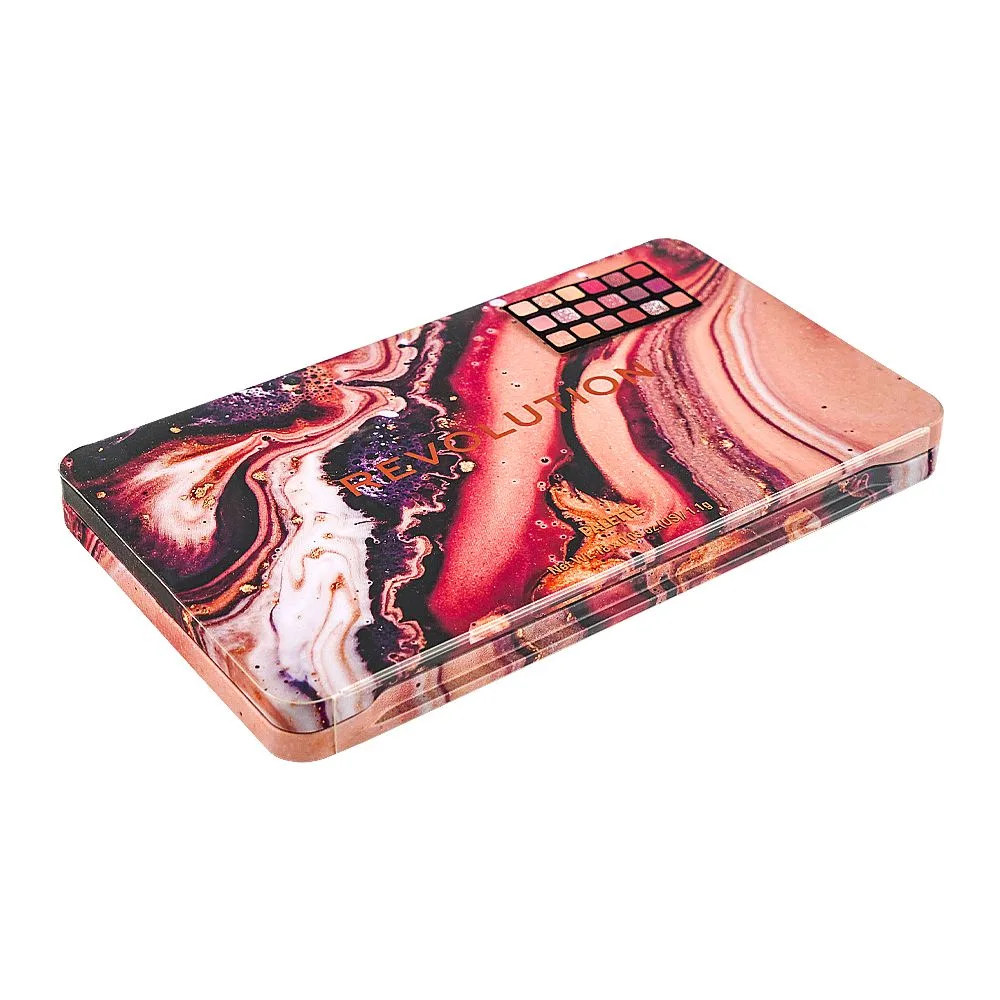 Comfortable casual makeup revolution eyeshadow palette, forever flawl allure, 18-pack