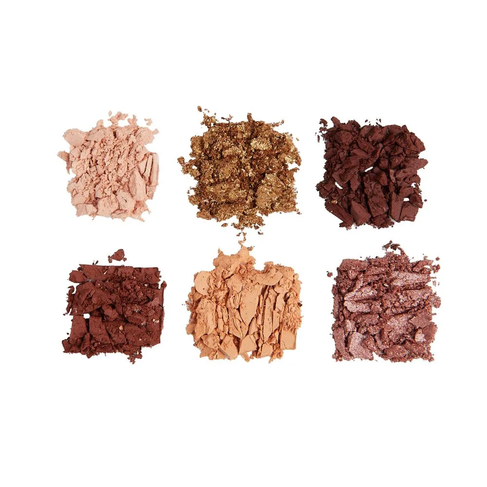 Makeup Revolution Mini Reloaded Eyeshadow Palette, Velvet Rose 6-Pack packaging image
