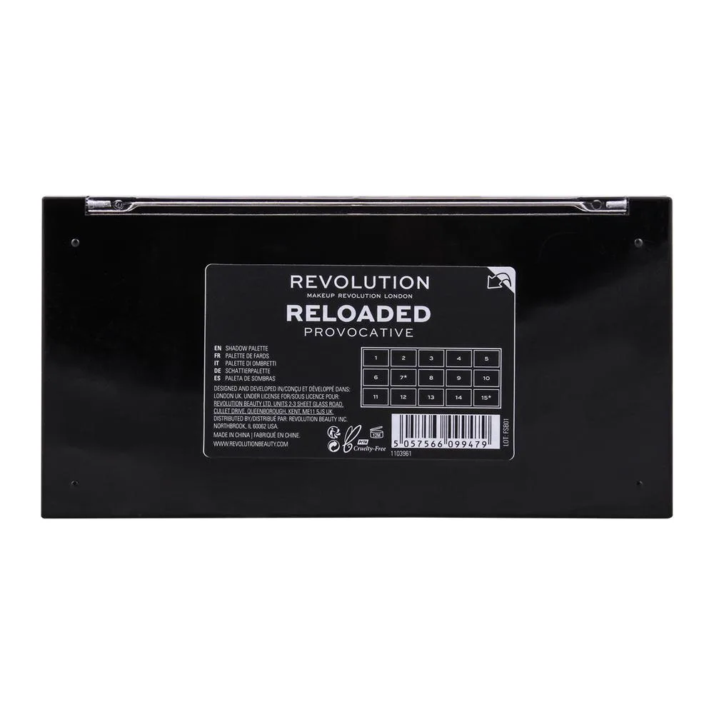Makeup Revolution Reloaded Eyeshadow Palette, Provocative shades and color detail