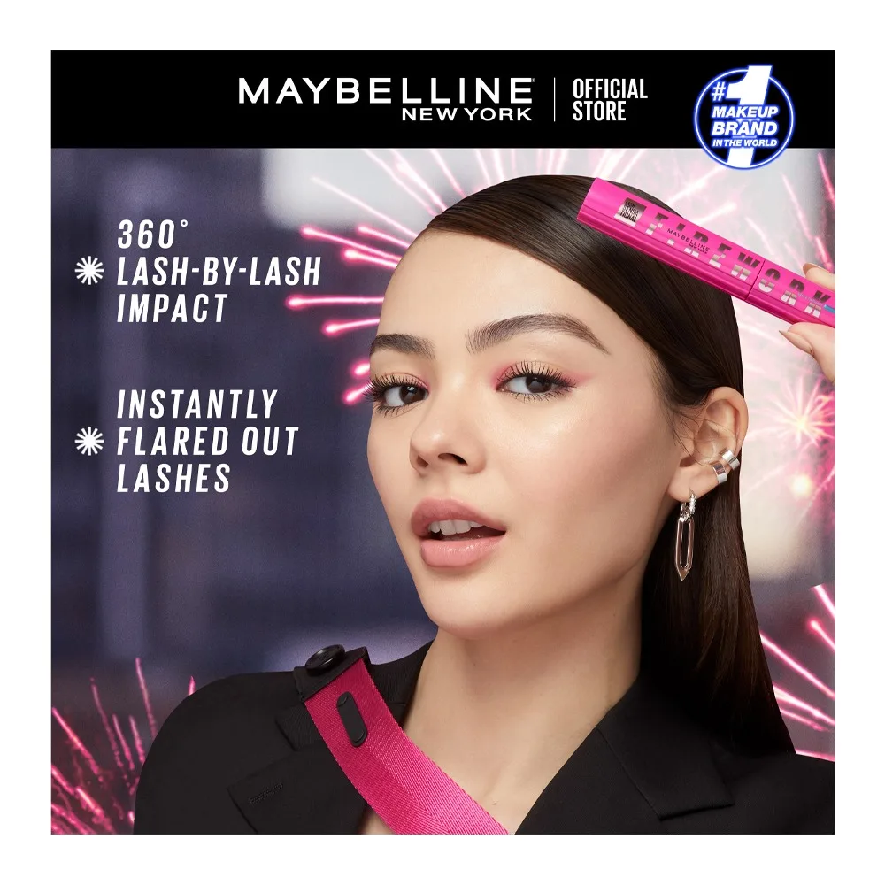 Comfortable casual maybelline new york lash sensational firework waterproof mascara - a bold, lasting look, 24h wear, 8.75ml, very black