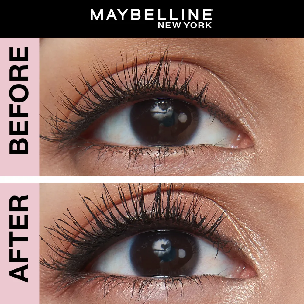 Front angle of maybelline new york lash sensational sky high waterproof mascara, 02, very black, 6ml