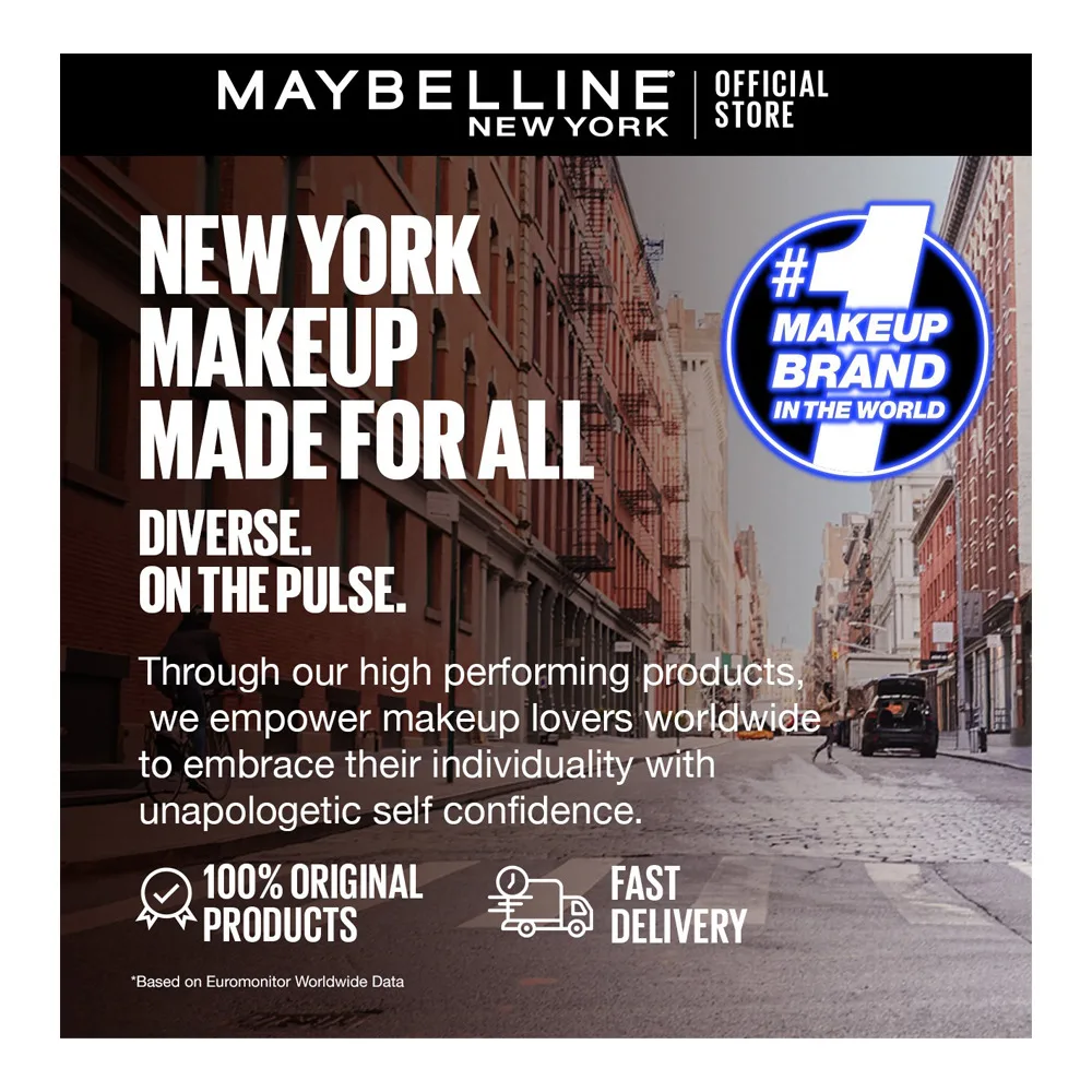 Premium everyday wear maybelline tattoo play liquid eyeliner, waterproof, 2.1ml, switch-metallic blue