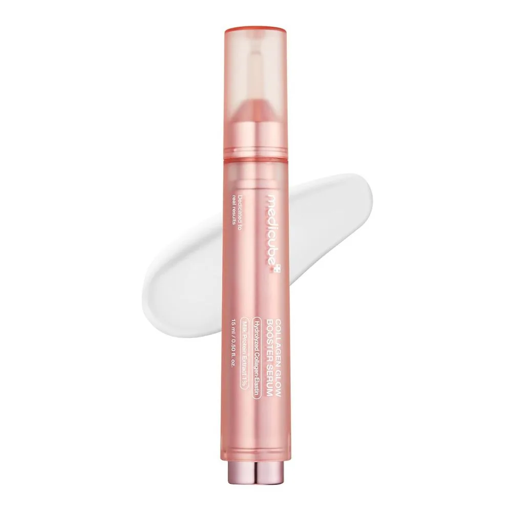 Medicube Collagen Glow Booster Serum, Hydrolyzed Collagen-Elastin, For All Types Of Skin, 15ml