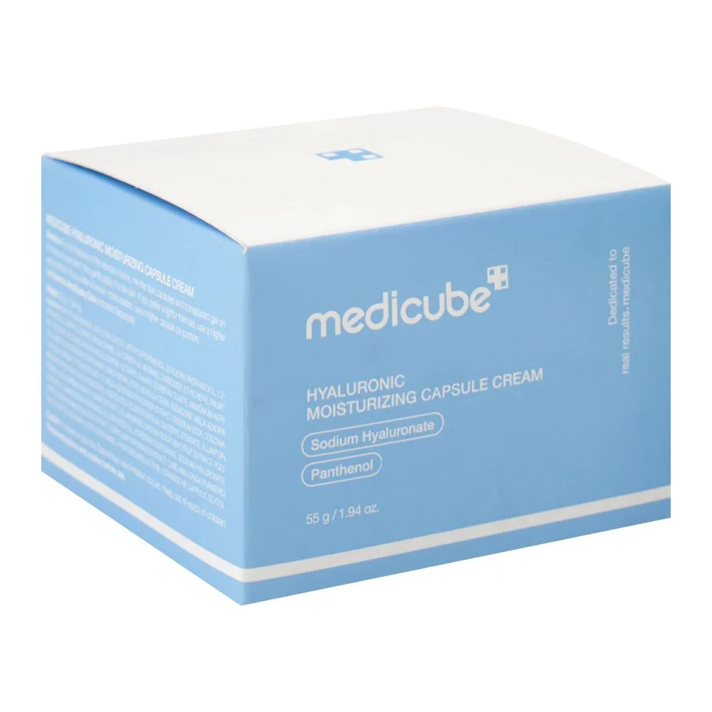 Medicube Hyaluronic Moisturizing Capsule Cream, Niacinamide, Glycerin, 55g