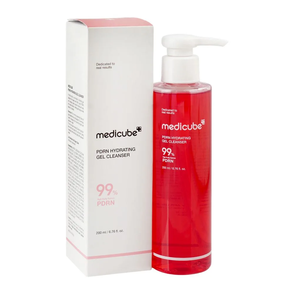Medicube PDRN Hydrating Gel Cleanser, Salicylic Acid, Hyaluronic Acid, For All Types Of Skin, 200ml