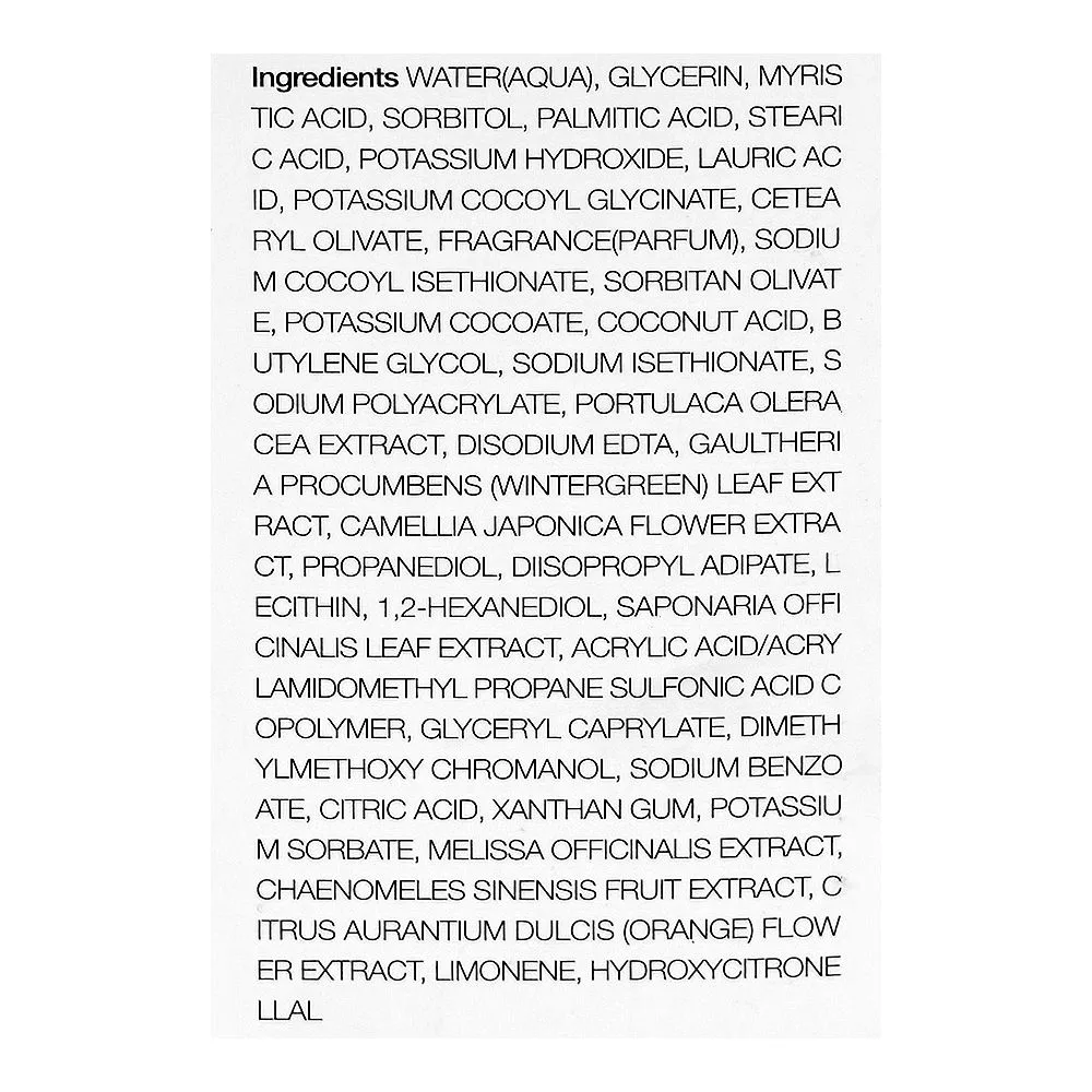 Close-up design of medicube zero foam cleanser, glycerin, for sensitive skin, 120g