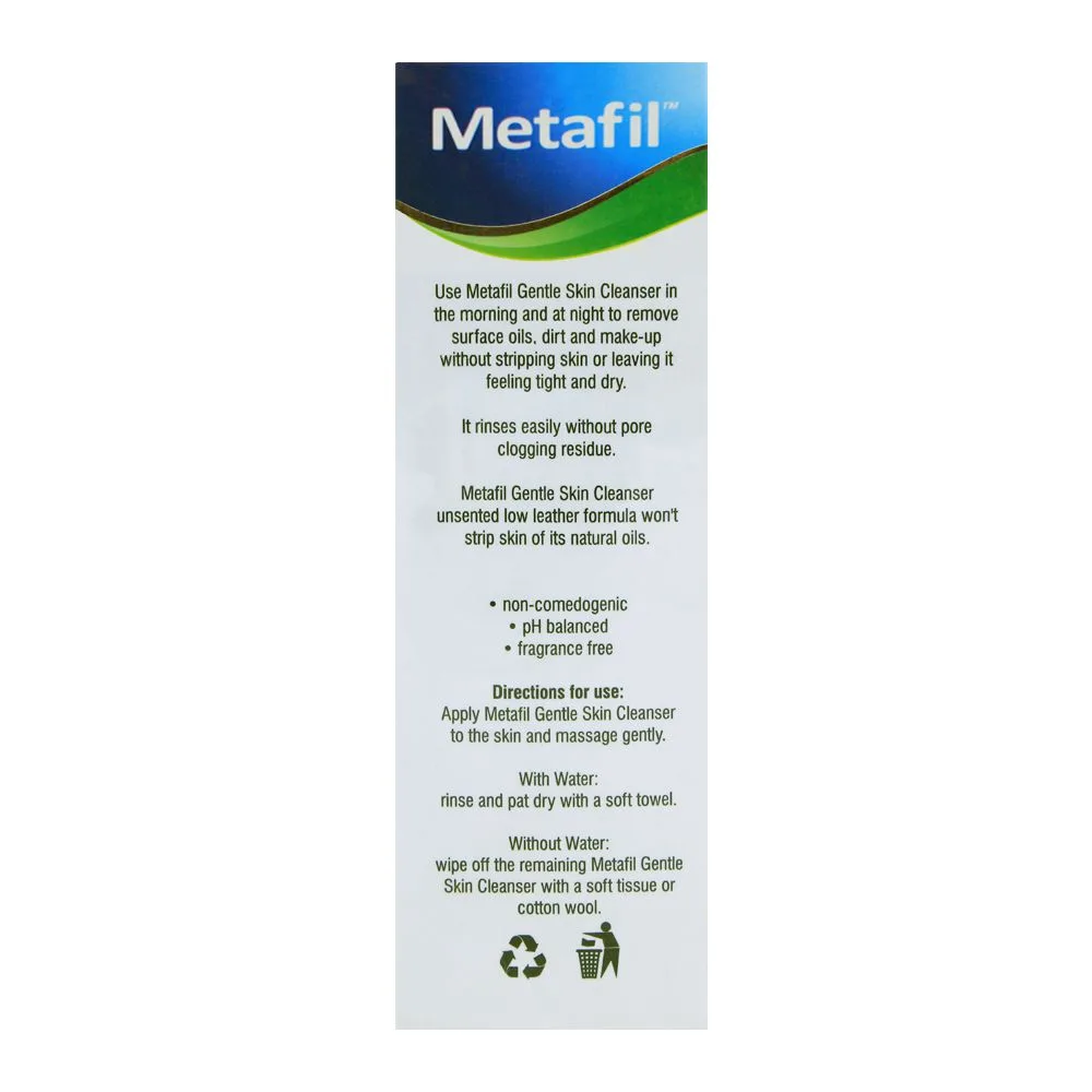 Comfortable casual metafil gentle skin cleanser for all skin types 100ml