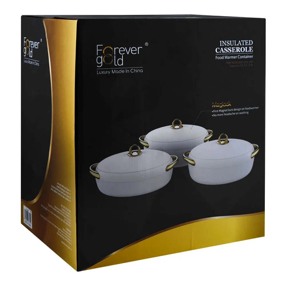 Comfortable casual more & more hotpot set, black, ec915, 2 + 2.5 + 3 liters, 3-pack