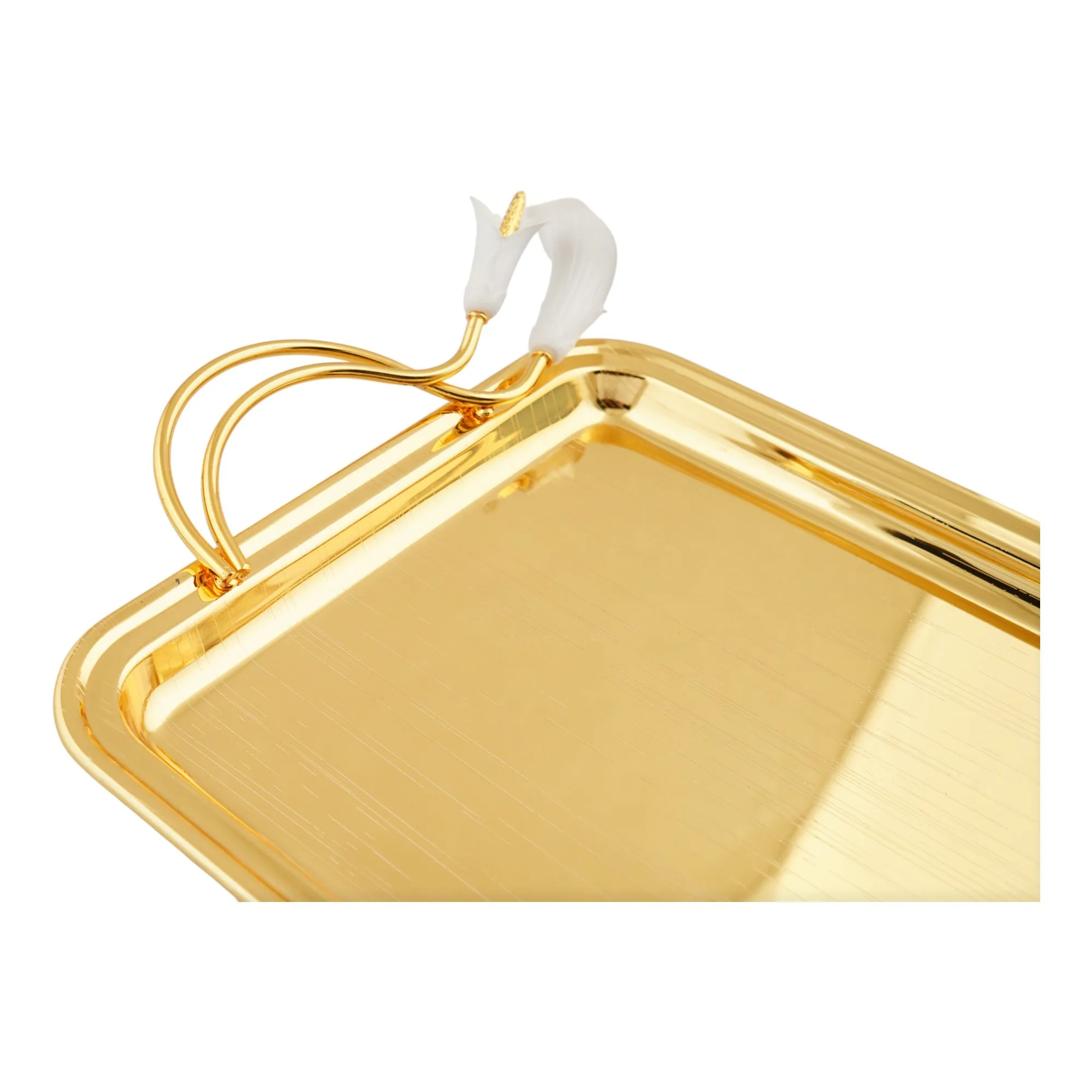Comfortable casual more & more platter, golden, p-08