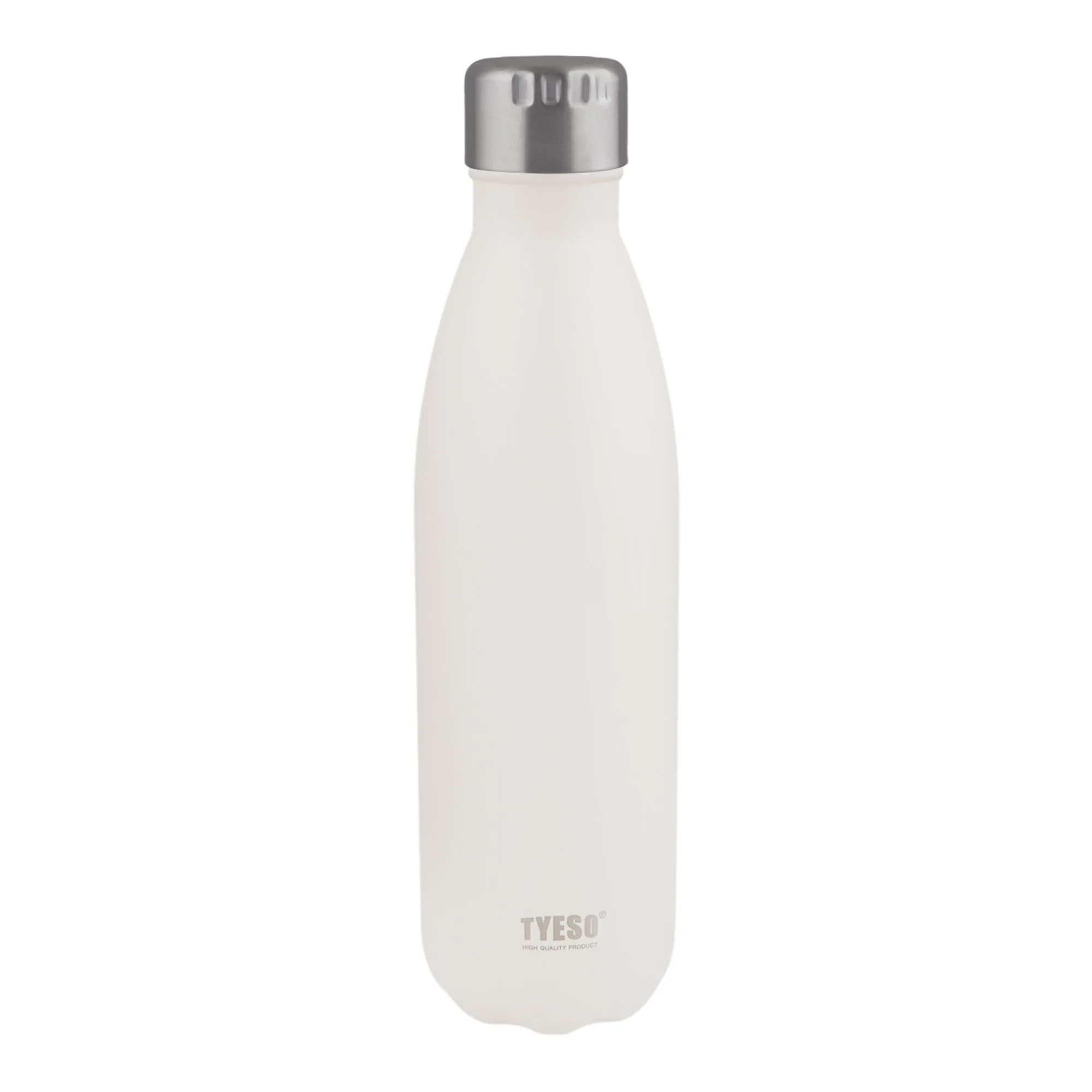 More & More Stainless Steel Water Bottle, White, 1000ml, TS-8843