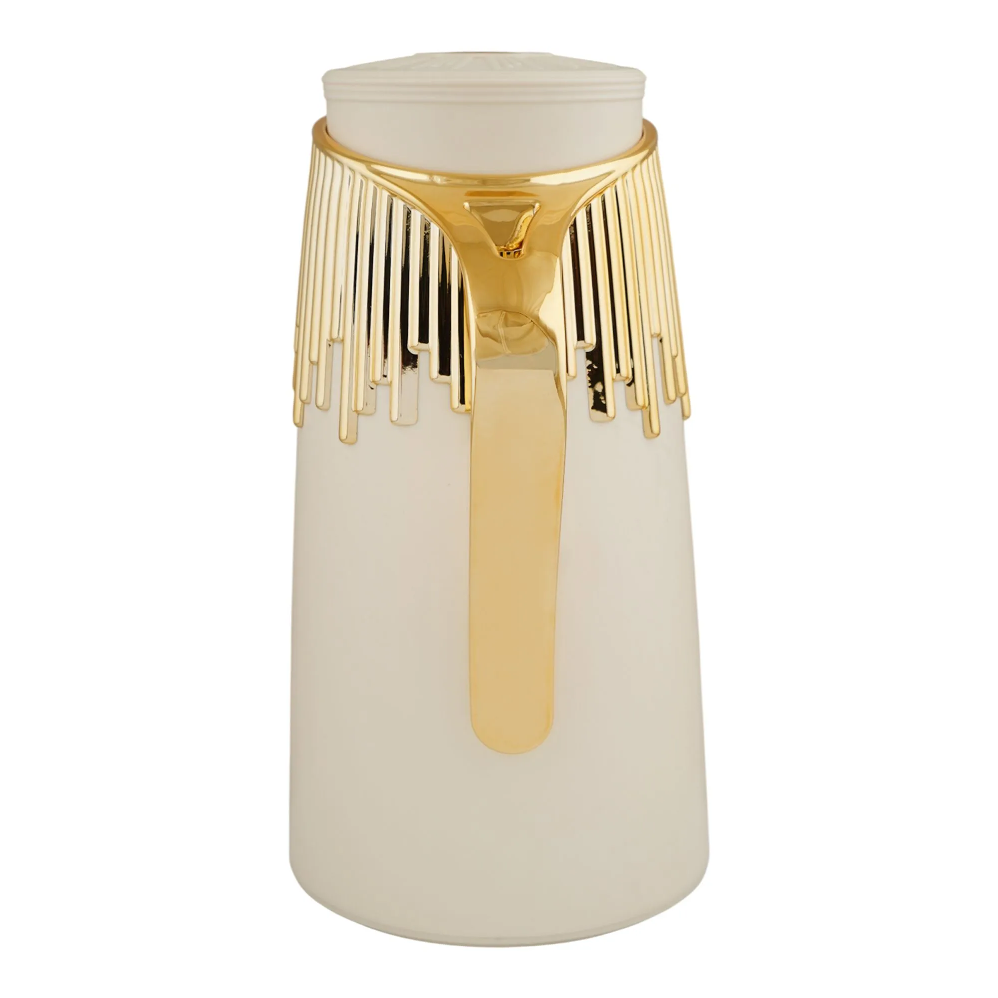 Comfortable casual more & more thermos, off white, 1 liter, ym-05