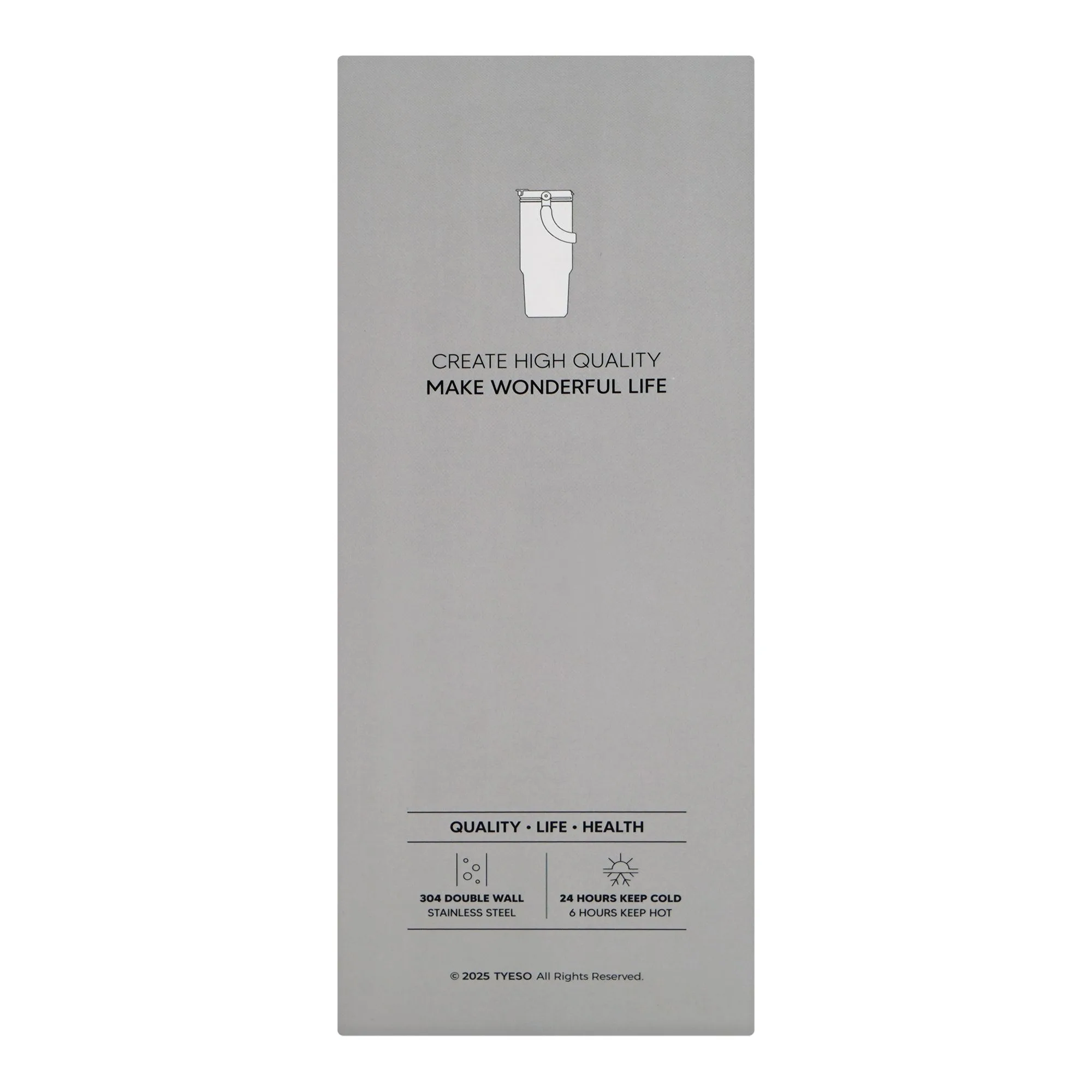 Front angle of more & more tumbler, white, 1200ml, ts-8830