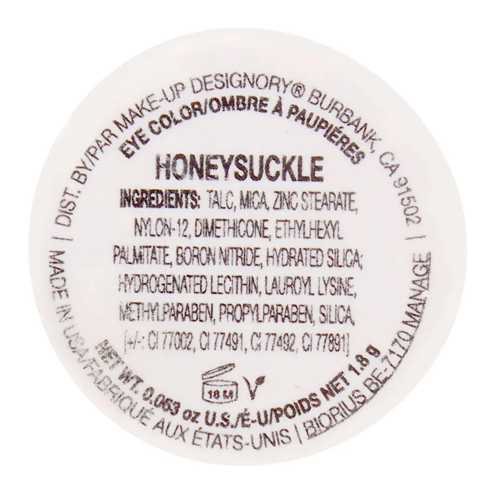 Close-up design of mud makeup designory eye color refill, honeysuckle