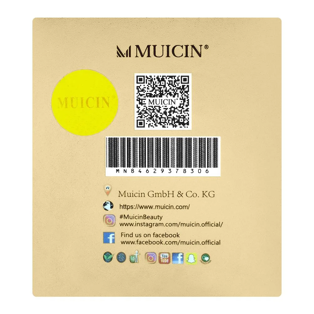 Side view of muicin vitamin c glow boosting waterproof whitening cc moisturizer cream, 50g