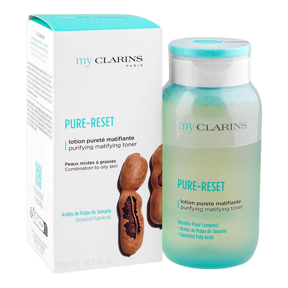 My Clarins Pure-Reset Purifying Mattifying Toner, For Combination To Oily Skin, 200ml