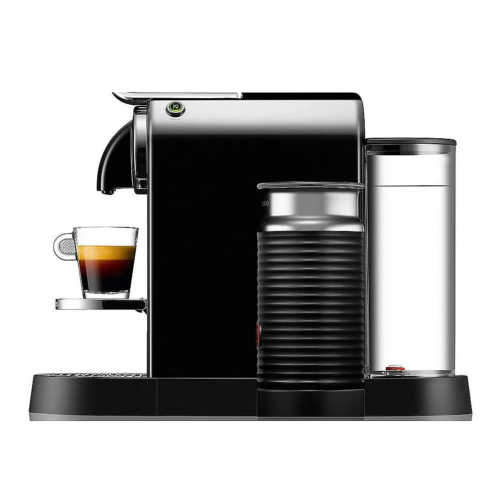 Side view of nespresso citiz capsule coffee mechine, 1260w, 220-240v, white, d113-eu-wh-ne2
