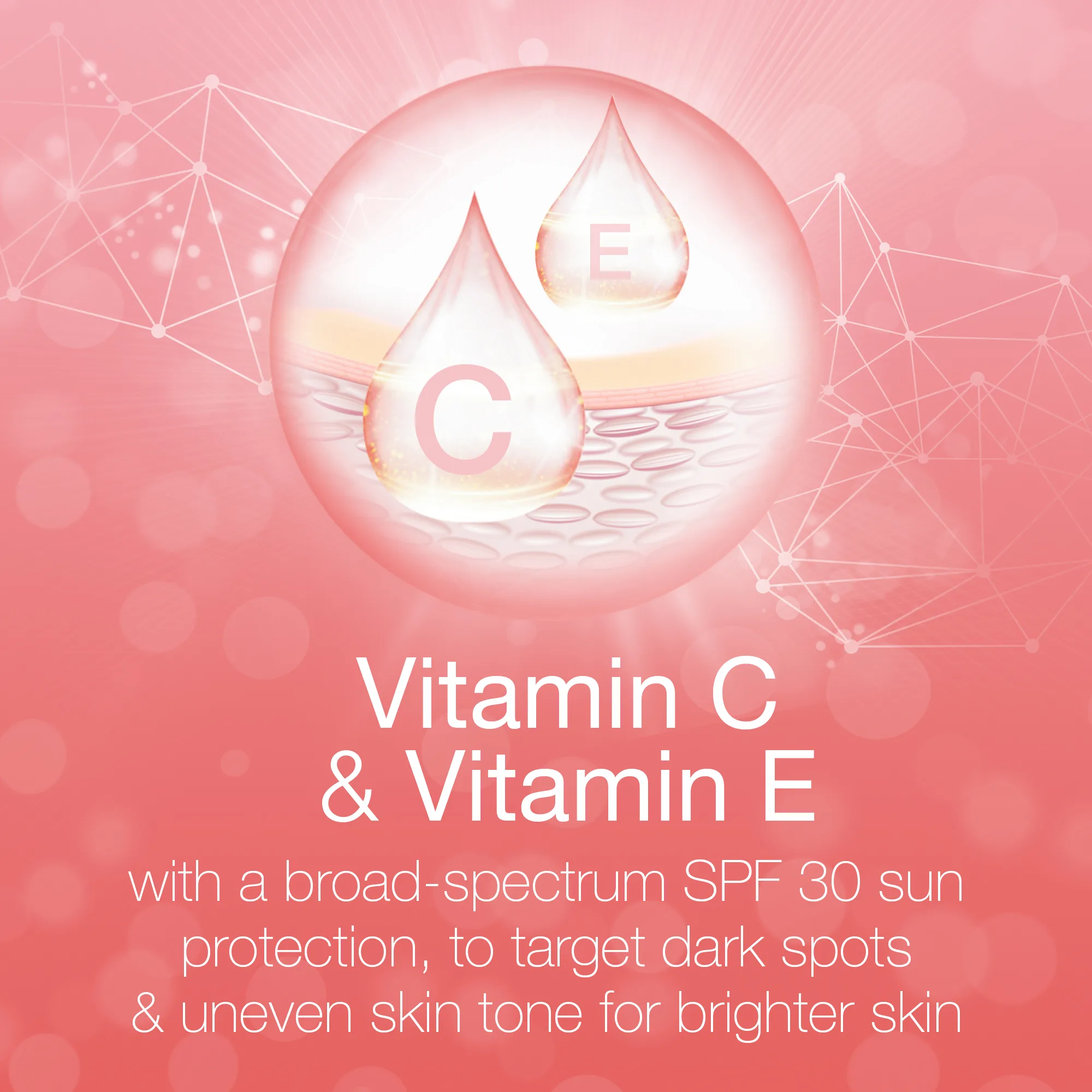 Close-up design of neutrogena bright boost gel fluid spf30 with neoglucosamine +vitamin c & e, reduce hyperpigmentation & dark spots, 50ml