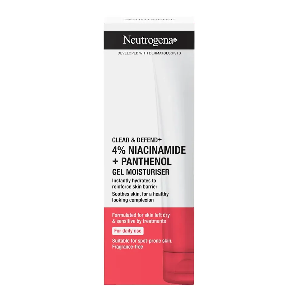 Neutrogena Hydro Boost Hydrating Fluid, SPF50, Hyaluronic Acid, Pro-Vitamin B5, Niacinamide, 50ml